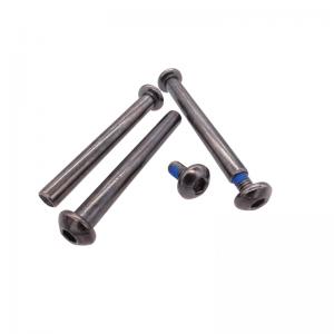 two types of lock screws for the toy cars male screw and female screw