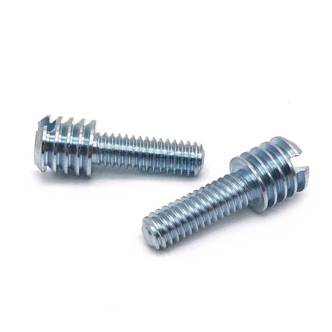 slotted double end stud bolt, 2 Way Dowel Screw
