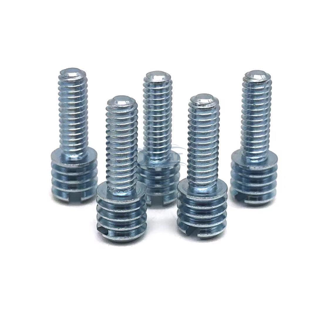 slotted double end stud bolt, 2 Way Dowel Screw