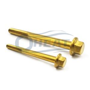 Anodized M8 flange hex titanium bolt manufacturer