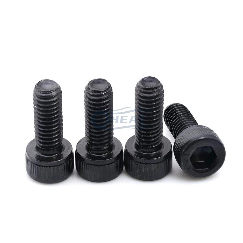 Black Oxide Hex socket cup head screws full thread 12.9grade