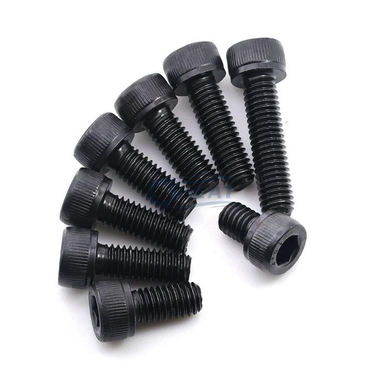 Black Oxide Hex socket cup head screws full thread 12.9grade