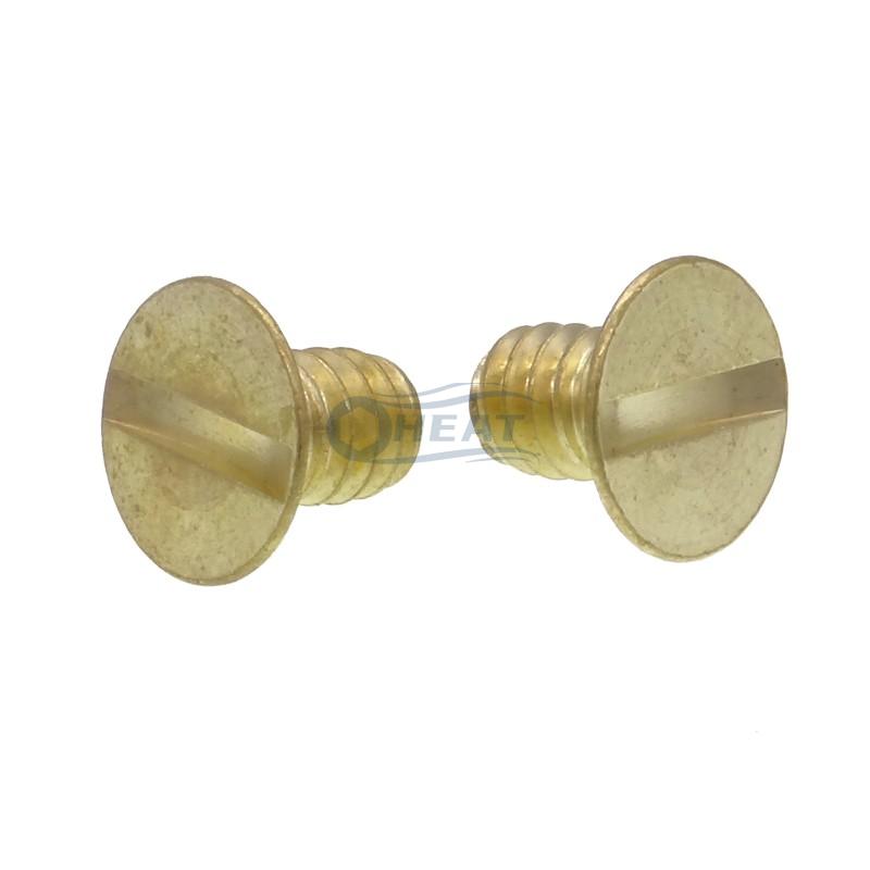 Brass Countersunk Slotted Machine screws 