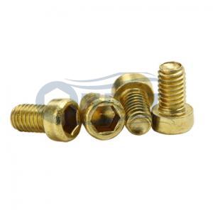 Hex socket cap brass screw