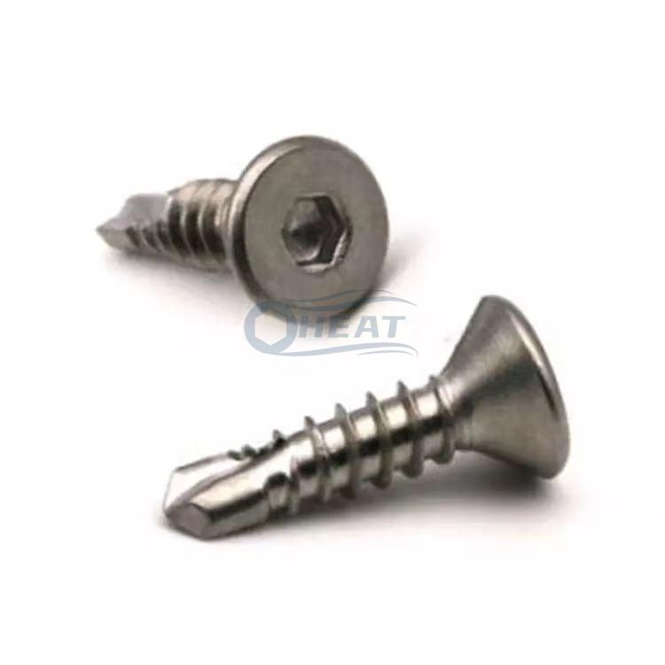 stainless steel Hexagon socket head self drilling screw