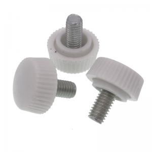 custom Plastic head Knurled Thumb screw for adjustable
