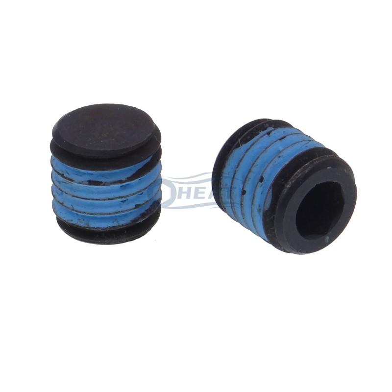 Small Hex cup point nylon set screws nuts