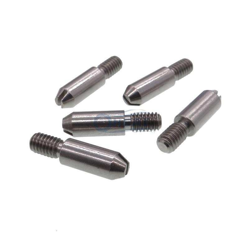 Stainless steel Slotted Captive knurled thumb screws