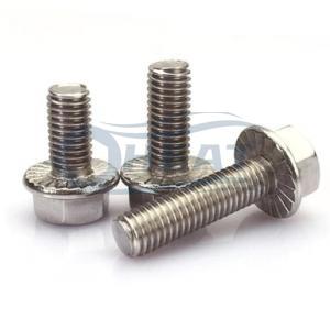 High Strength Grade 12.9 Steel Serrated Flange Hex Head Screws High Strength Grade 12.9 Steel Serrated Flange Hex Head Screws