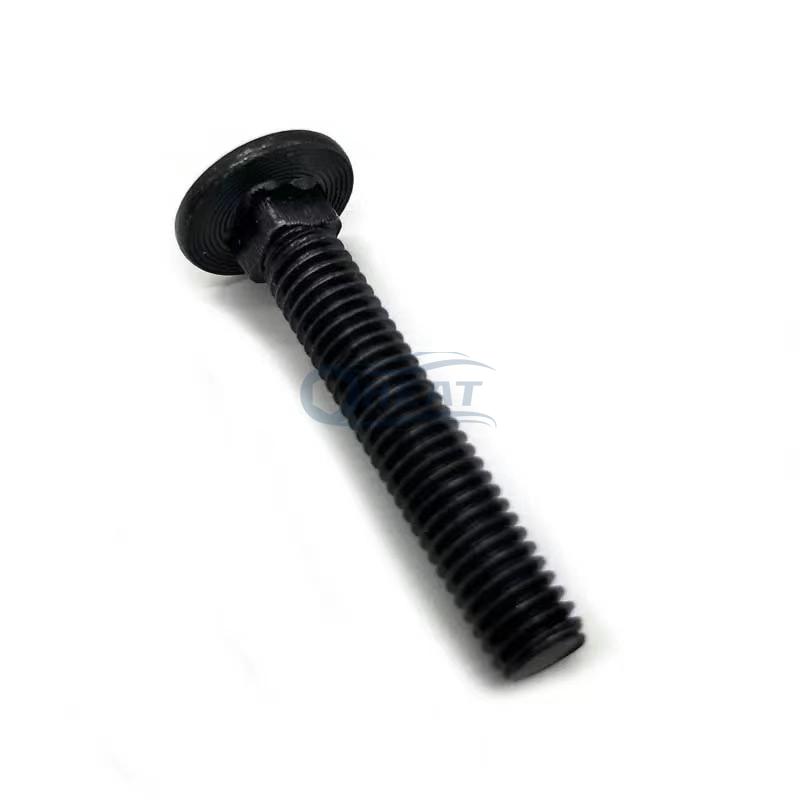 black M6 stainless steel carriage bolt factory
