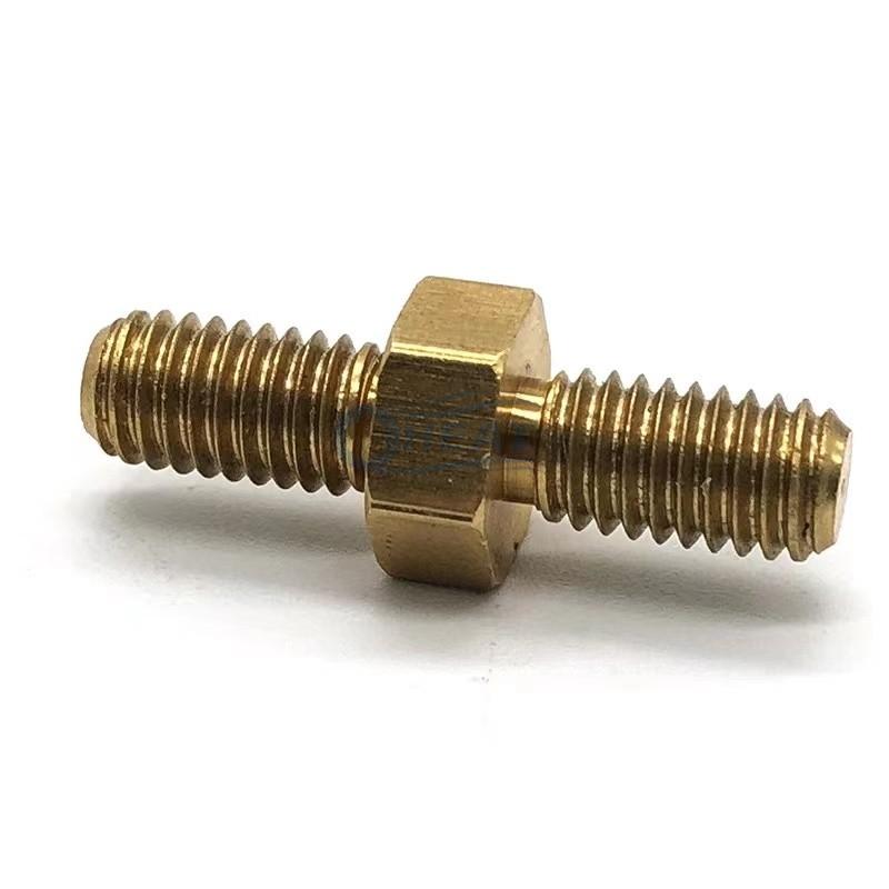 brass double end stud bolt nuts manufacturer