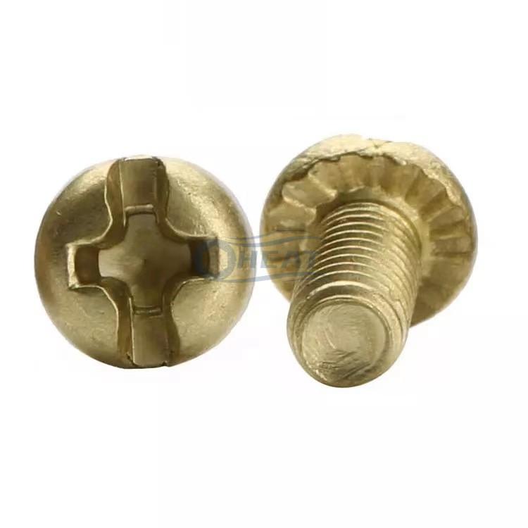 brass electrical screw,security machine screw 