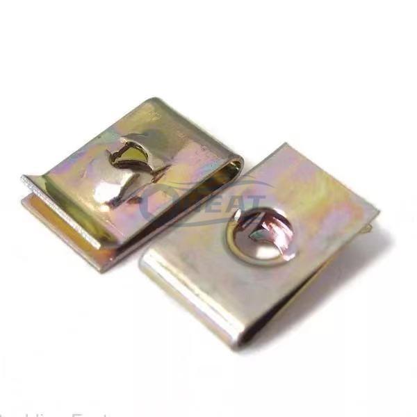 custom carbon steel U Plate Nut Clip Fasteners