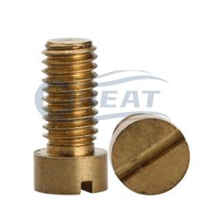 custom made brass slotted screw manufacturer custom made brass slotted screw manufacturer