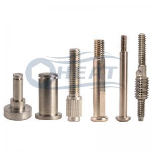 custom parts micro precision screws knurled shoulder screws