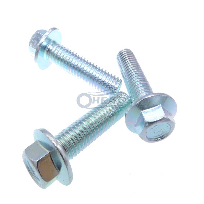 flange hex washer head bolts factory