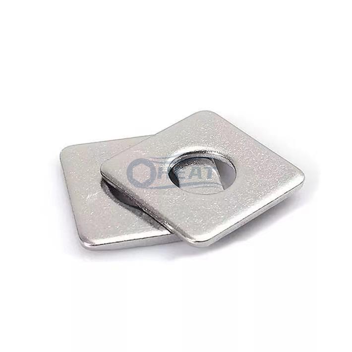 stainless steel thin flat square washer