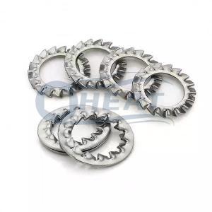 Internal teeth locking self lock toothed washers