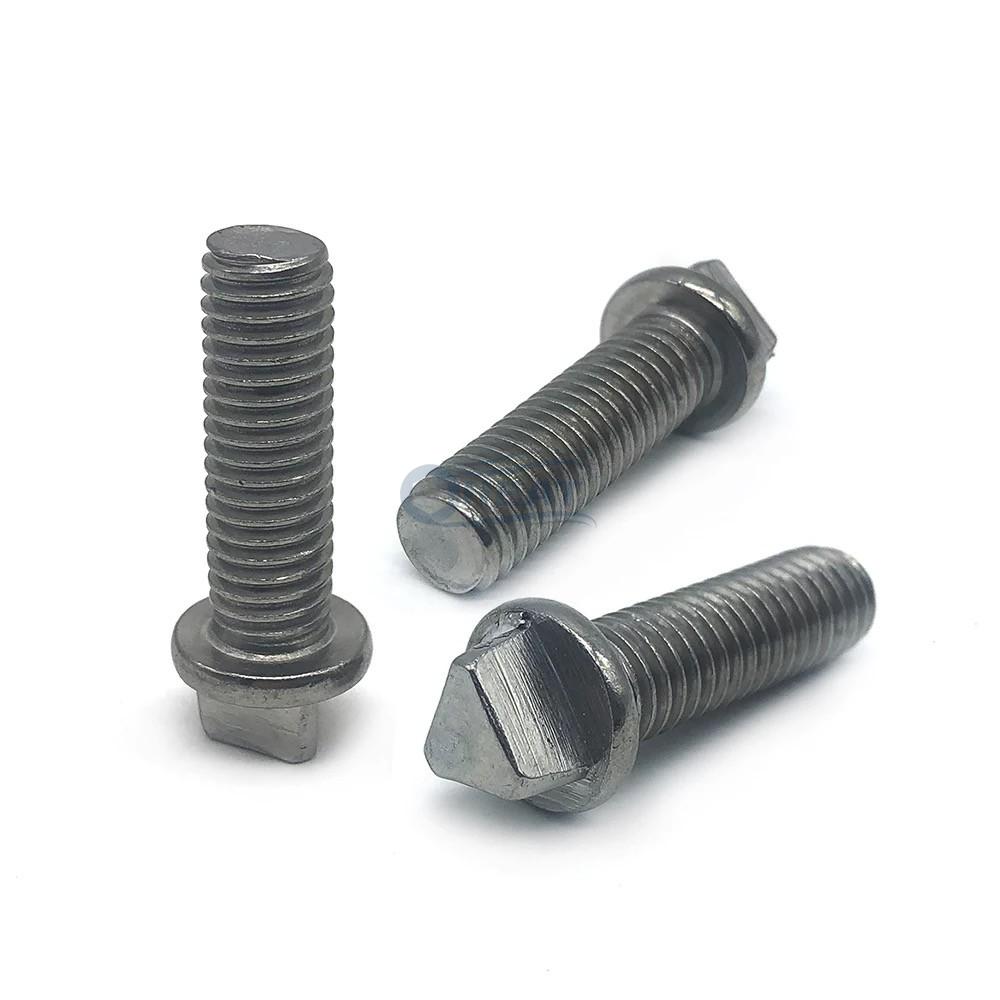 stainless steel flange triangle anti theft screws bolt supplier