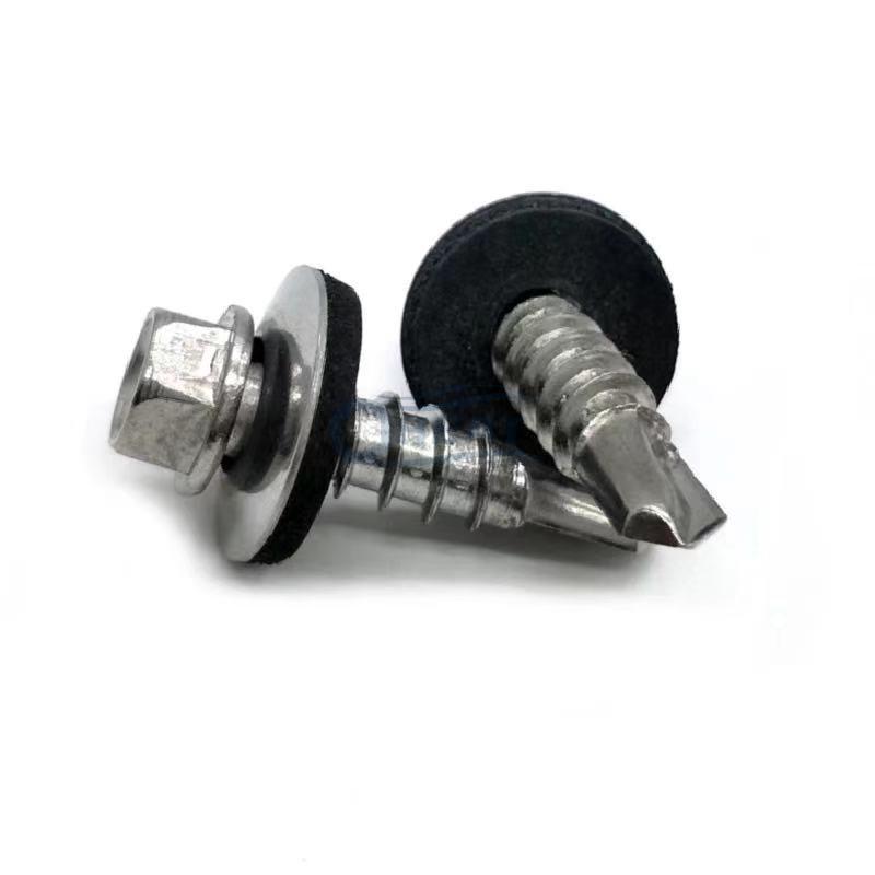 stainless steel roofing screws with rubber washers 