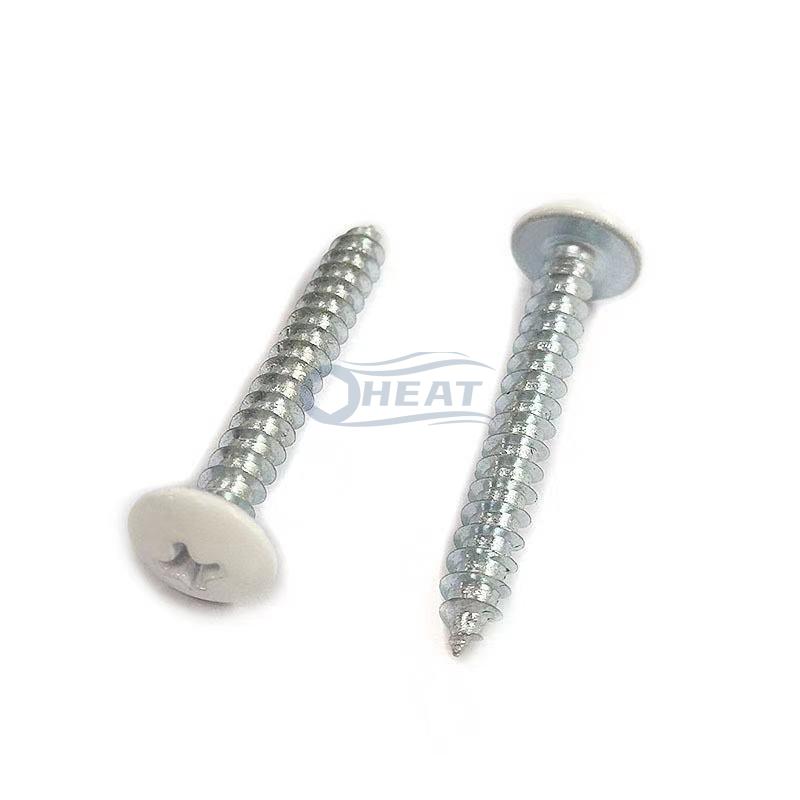white painted head self tapping screws factory