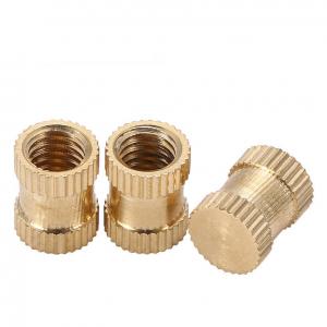 Brass M3 M4 Knurled Cup Screws and Nuts internal thread
