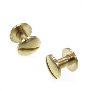 Brass Slotted Head Chicago screw Male Female Screw
