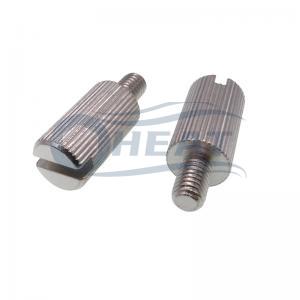 Custom Slotted Flat Head Machine Screw Knurled Thumb M6 Screw