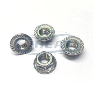 DIN Stainless Steel Serrated Flange Locknuts Hexagon Nuts