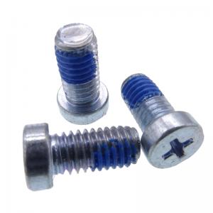 Flat Phillips Head Steel Nylon Patch Machine Screw
