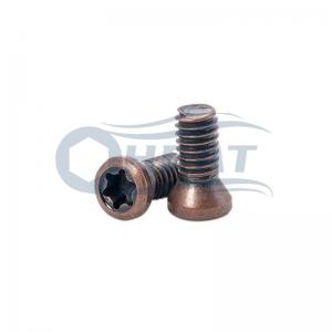 M4 m5 M6 Bronze Torx Countersunk Head Machine Screws 12.9grade M4 m5 M6 Bronze Torx Countersunk Head Machine Screws 12.9grade
