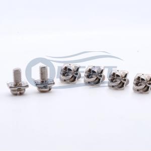 M4 round phillips Head SEMS screws with square washer connectors terminal screws M4 round phillips Head SEMS screws with square washer connectors terminal screws