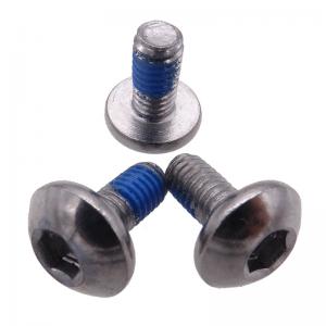 M6 Stainless Steel Pan Hex nylok Tip screw