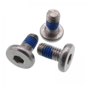Socket Button Head Cap Hex Screw NYLOK Patch Steel Screws