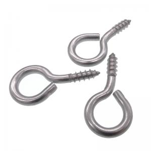 Tornillos autorroscantes de perno de ojo de acero inoxidable 304 Tornillos autorroscantes de perno de ojo de acero inoxidable 304
