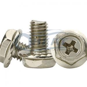 custom hex serrated flange bolts screws wholesale