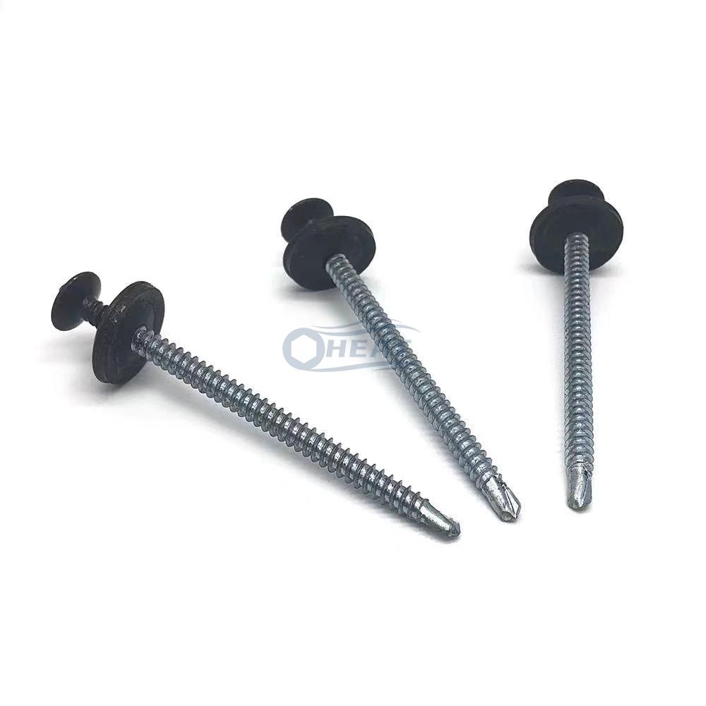 pan phillips head self drilling screw with washer