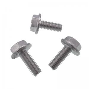 Tornillos pesados de cabeza de brida hexagonal de acero inoxidable 304 Tornillos pesados de cabeza de brida hexagonal de acero inoxidable 304